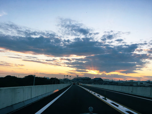 梅雨の合間のある夕暮れ